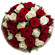 букет из красных и белых роз. Шарджа